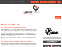Tablet Screenshot of machinetoolsafrica.co.za